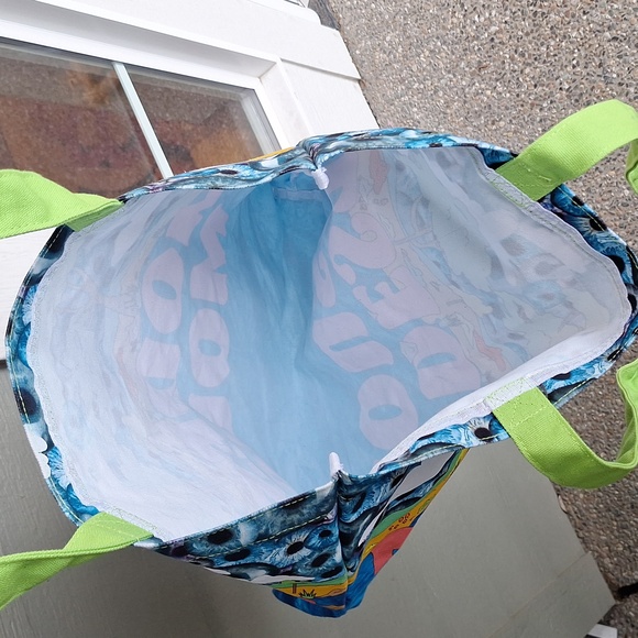 Modest Mouse colorful eclectic psychedelic Landscape tote by AMBSN California - Picture 5 of 10